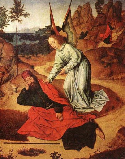 Dieric Bouts Prophet Elijah in the Desert